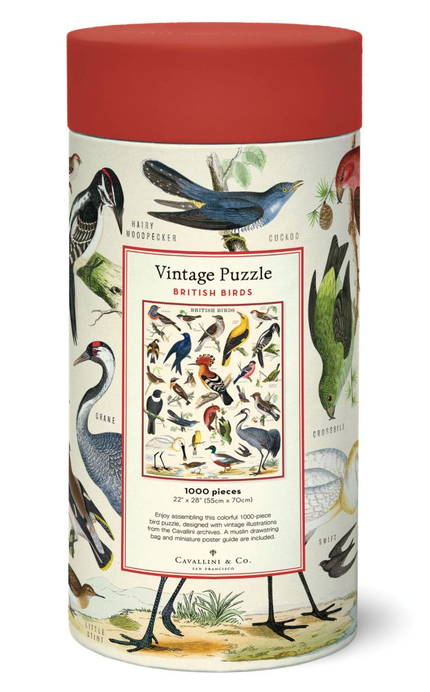 British Birds Vintage Puzzle