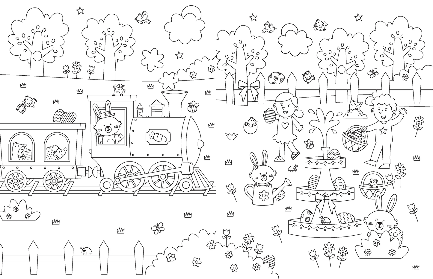 Easter Colouring Book