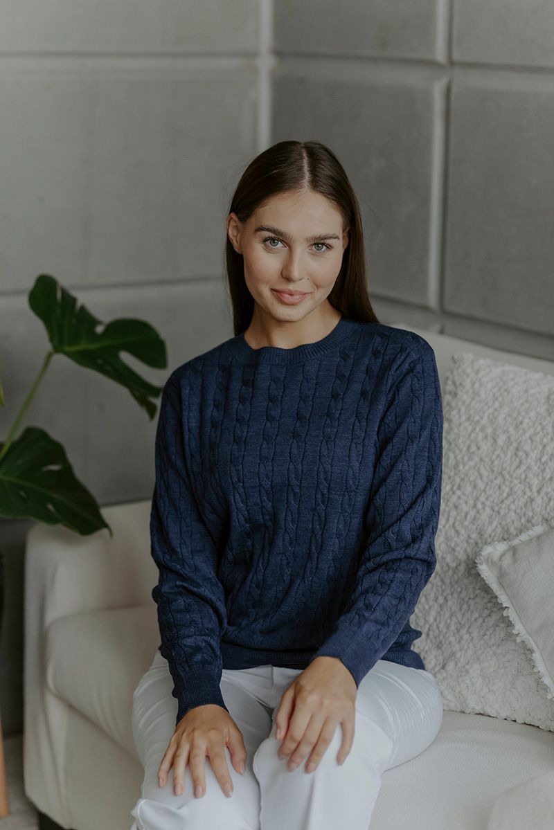 FIELDS ALL OVER CABLE PULLOVER