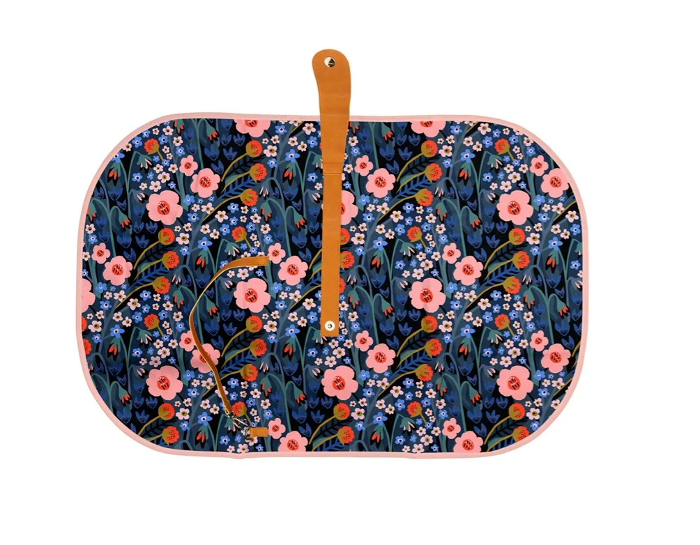 TRAVEL BABY CHANGE MAT - SECRET GARDEN