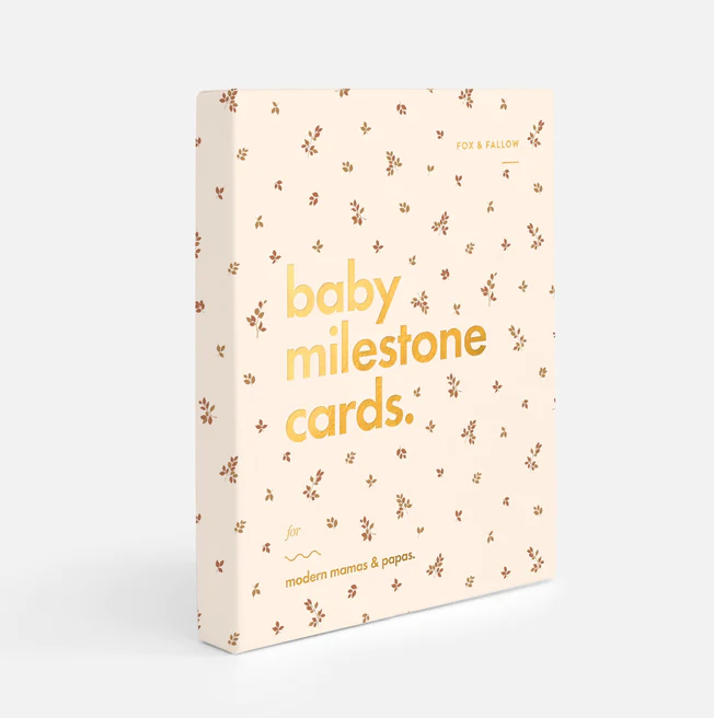 FOX & FALLOW - BABY MILESTONE CARDS - BRODERIE