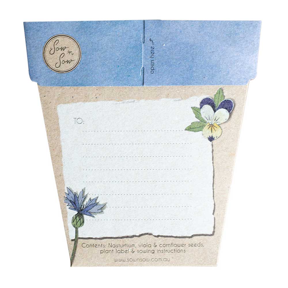 CULINARY FLOWERS GIFTS OF SEEDS