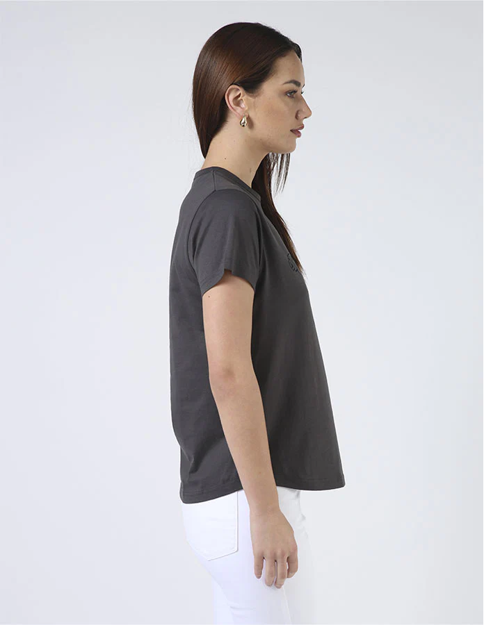 Grey Snow leopard Tee