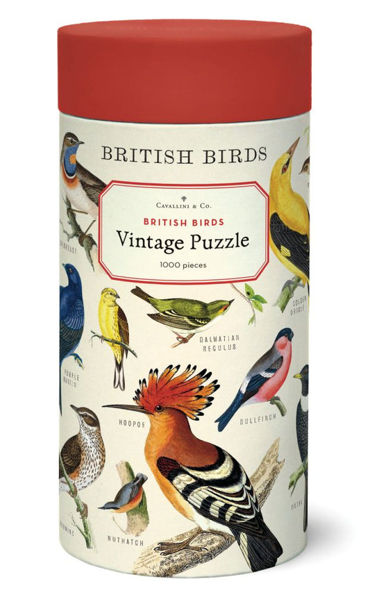 British Birds Vintage Puzzle