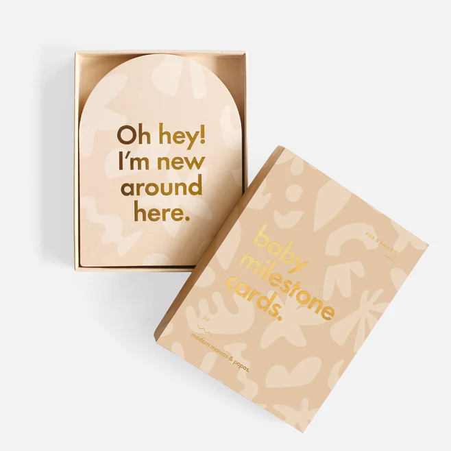 BABY MILESTONE CARDS - HELIOS