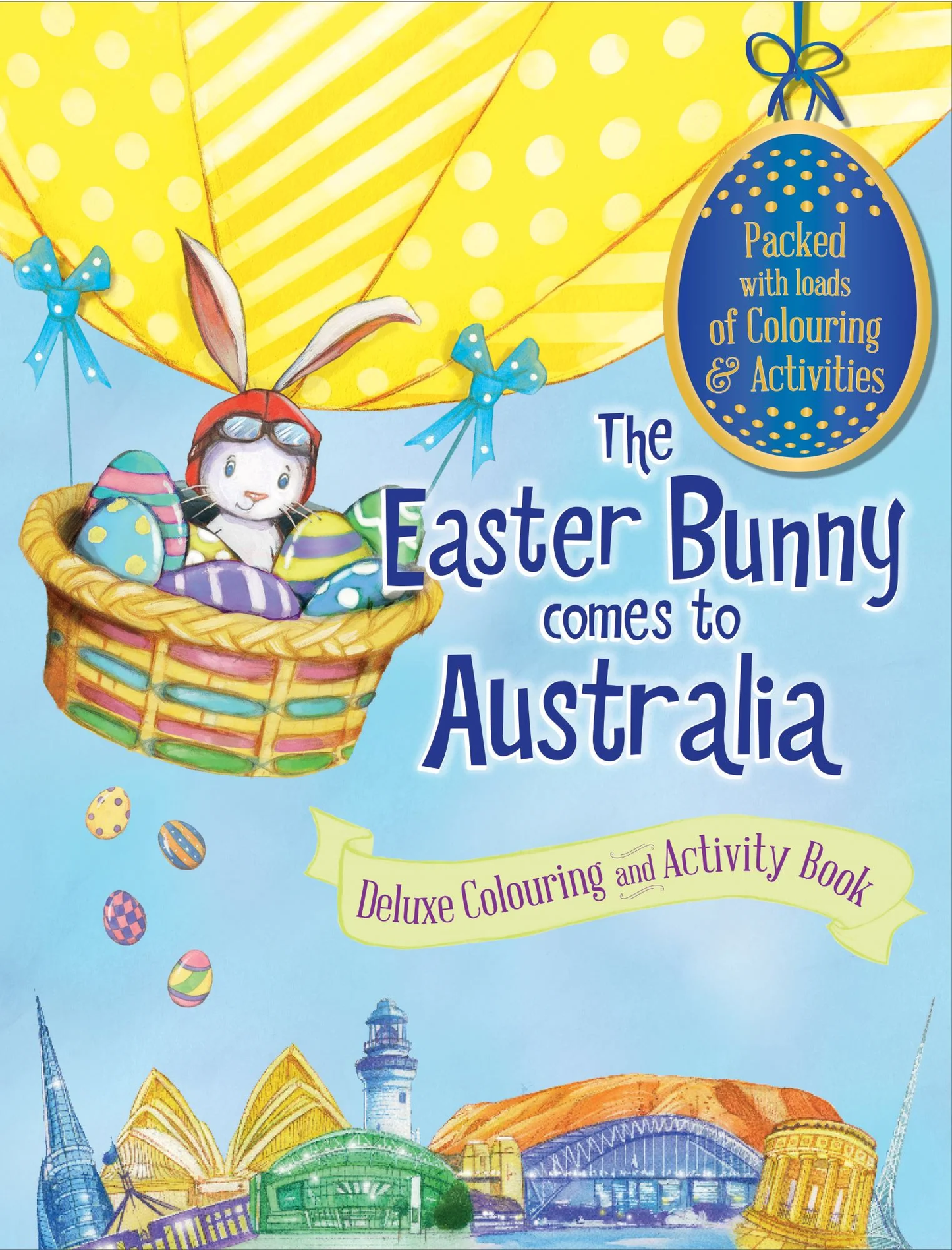 The Easter Bunny Comes to Australia -Colouring Book