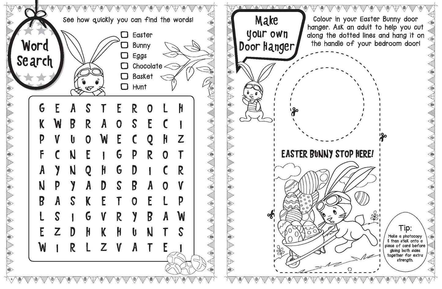 The Easter Bunny Comes to Australia -Colouring Book
