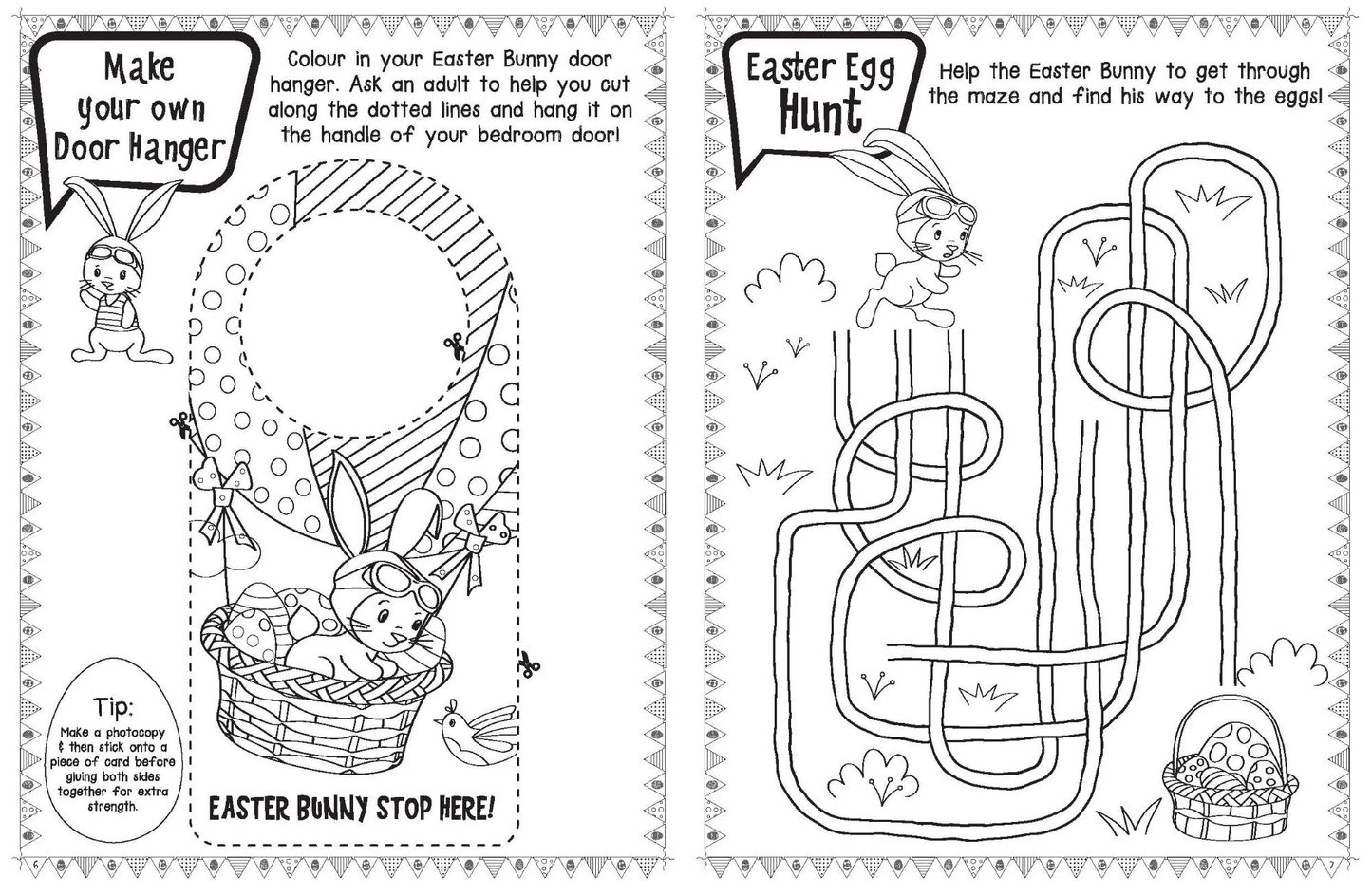 The Easter Bunny Comes to Australia -Colouring Book