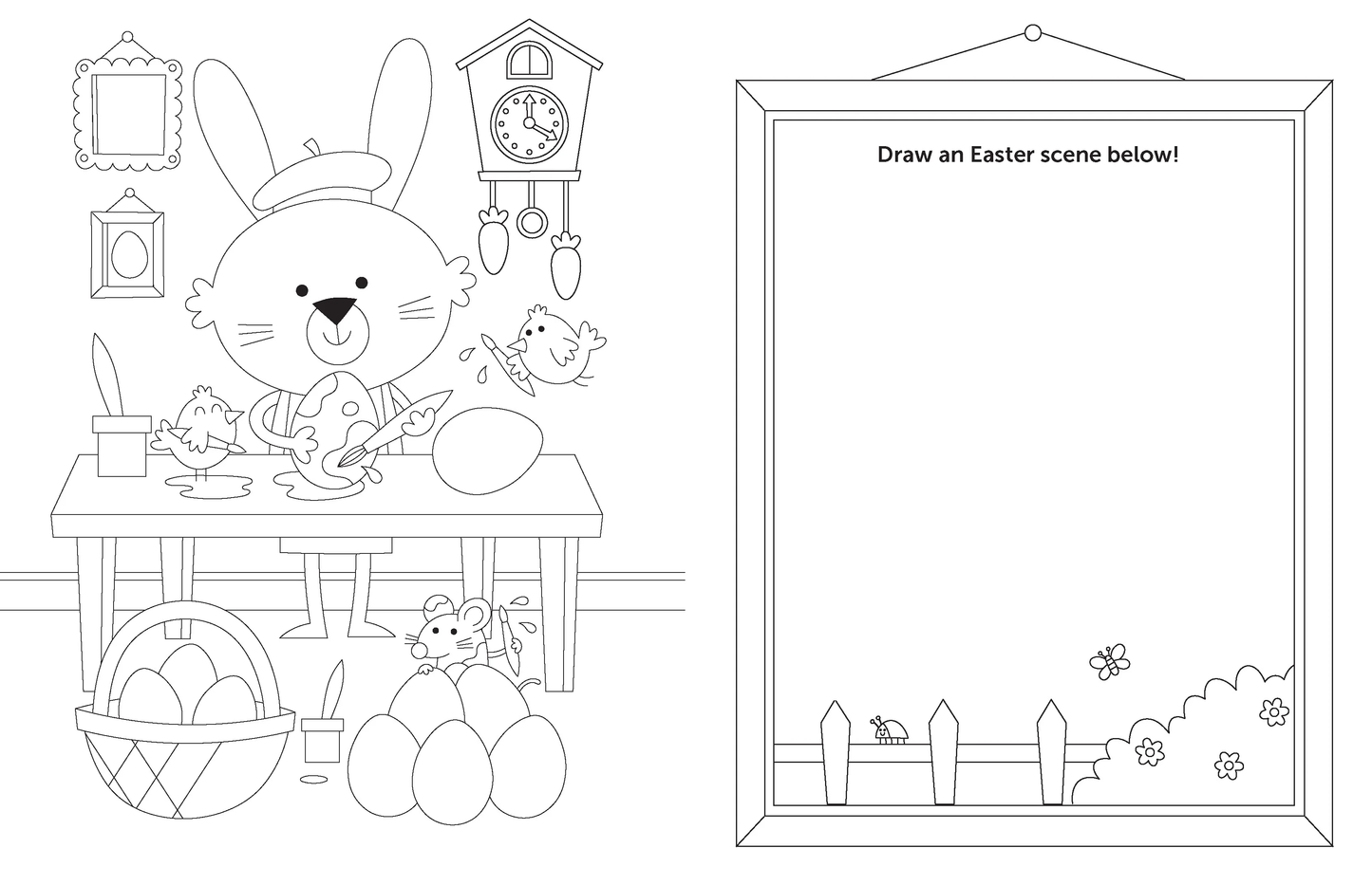 Easter Colouring Book
