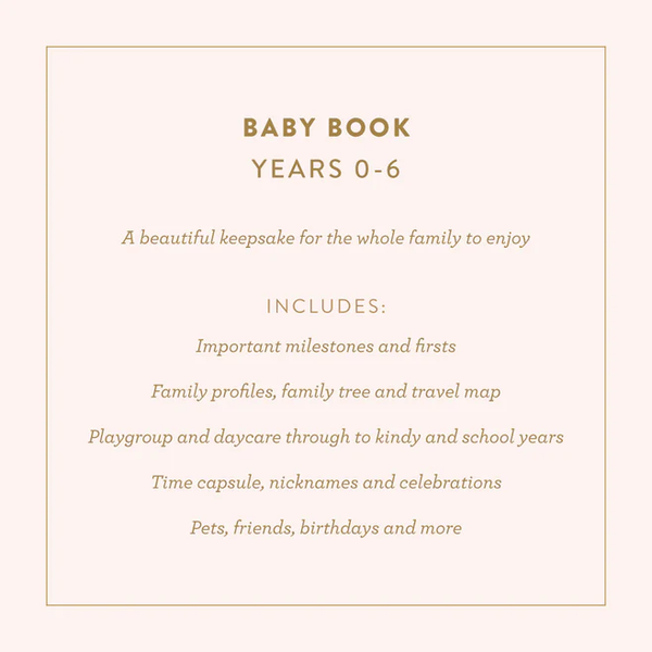FOX & FALLOW - BABY BOOK - BRODERIE