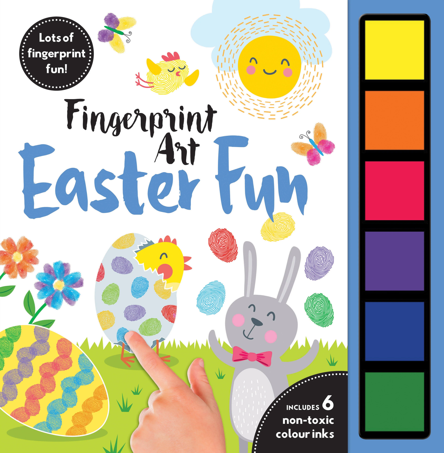 Finger Print Easter Art