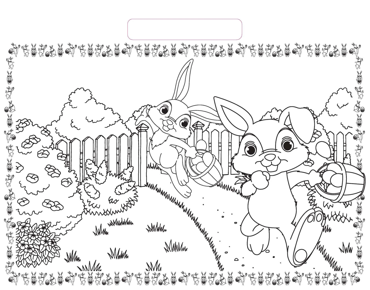 Happy Easter Giant Activity Pad