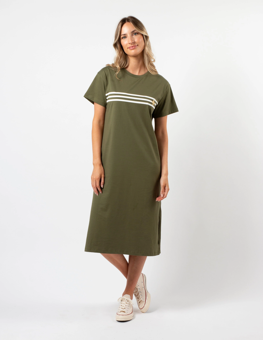 Khaki Maxie T-Shirt Dress