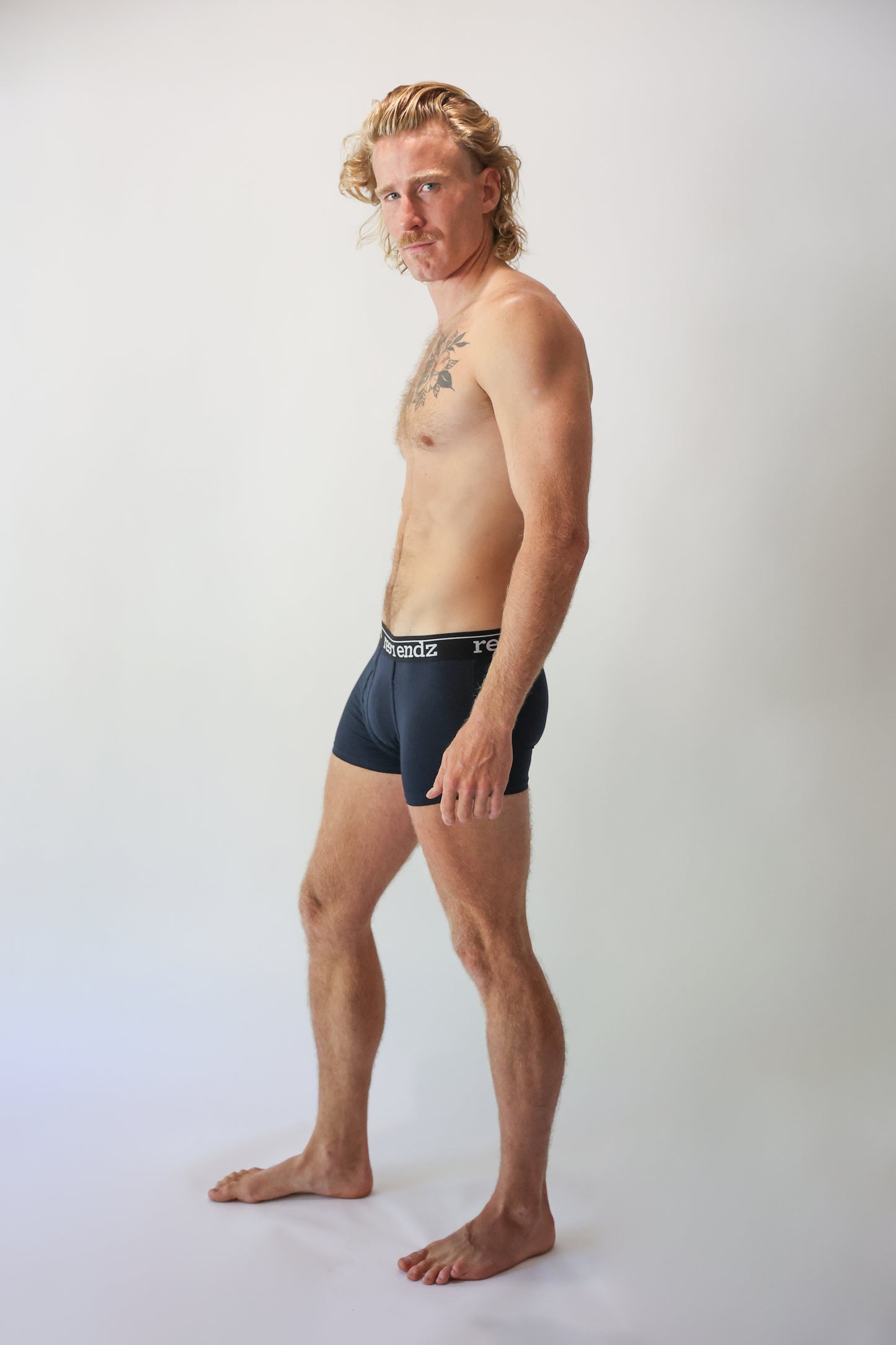 Navy Organic Cotton Men's Trunks