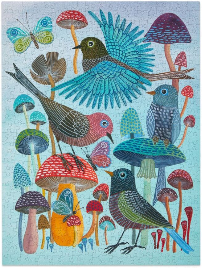 Mushroom Garden 500 Piece Puzzle