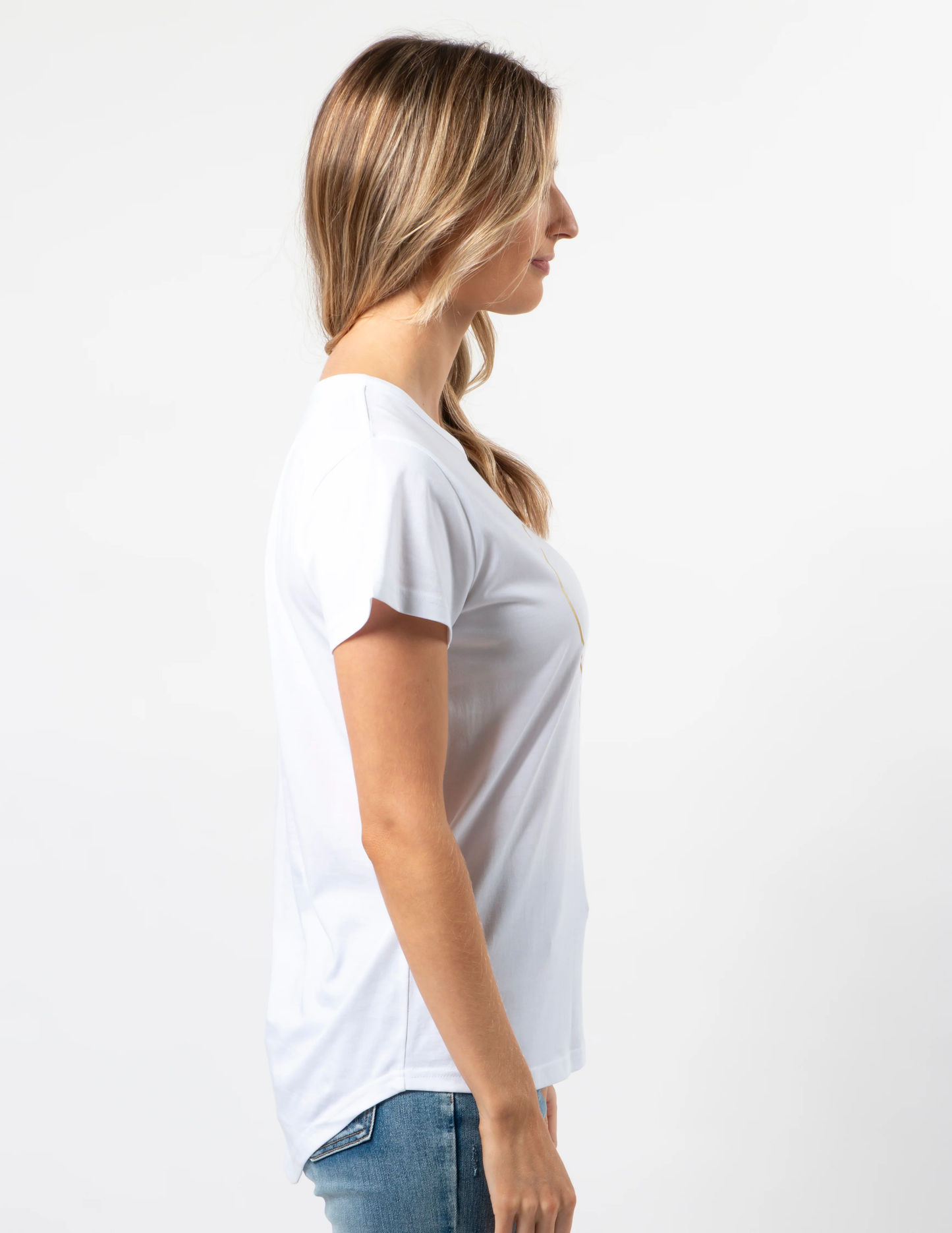 White Fiore Tee
