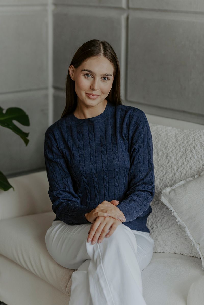 FIELDS ALL OVER CABLE PULLOVER