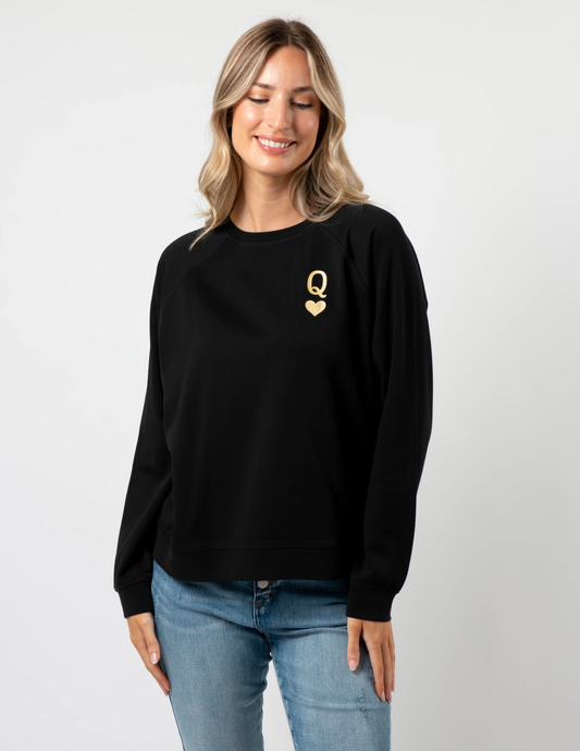 Everyday Sweater Black Queen