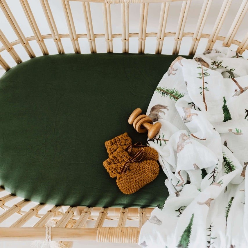SNUGGLE HUNNY OLIVE BASSINET/CHANGE PAD COVER