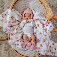 Snuggle Hunny Merino Wool Bonnet and Bootie Set