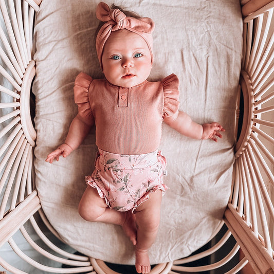 SNUGGLE HUNNY ORGANIC PINK WATTLE BLOOMERS