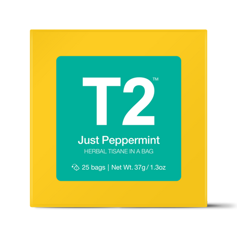 Just Peppermint Teabag 25pk Gift Cube