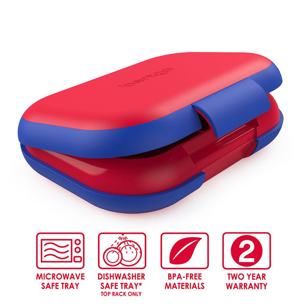 BENTGO KIDS CHILL LEAK-PROOF LUNCH BOX - RED/ROYAL