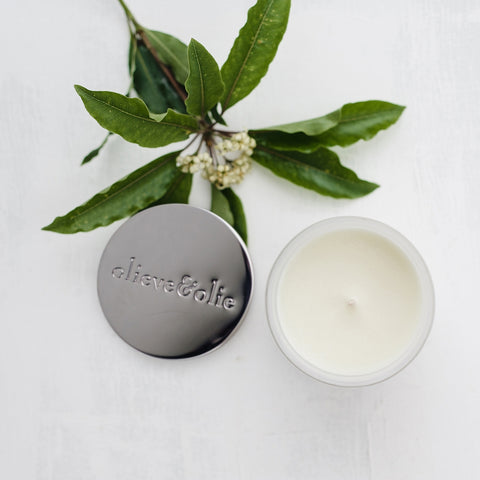 Olieve & Olie Organic Soy & Olive Oil Candle