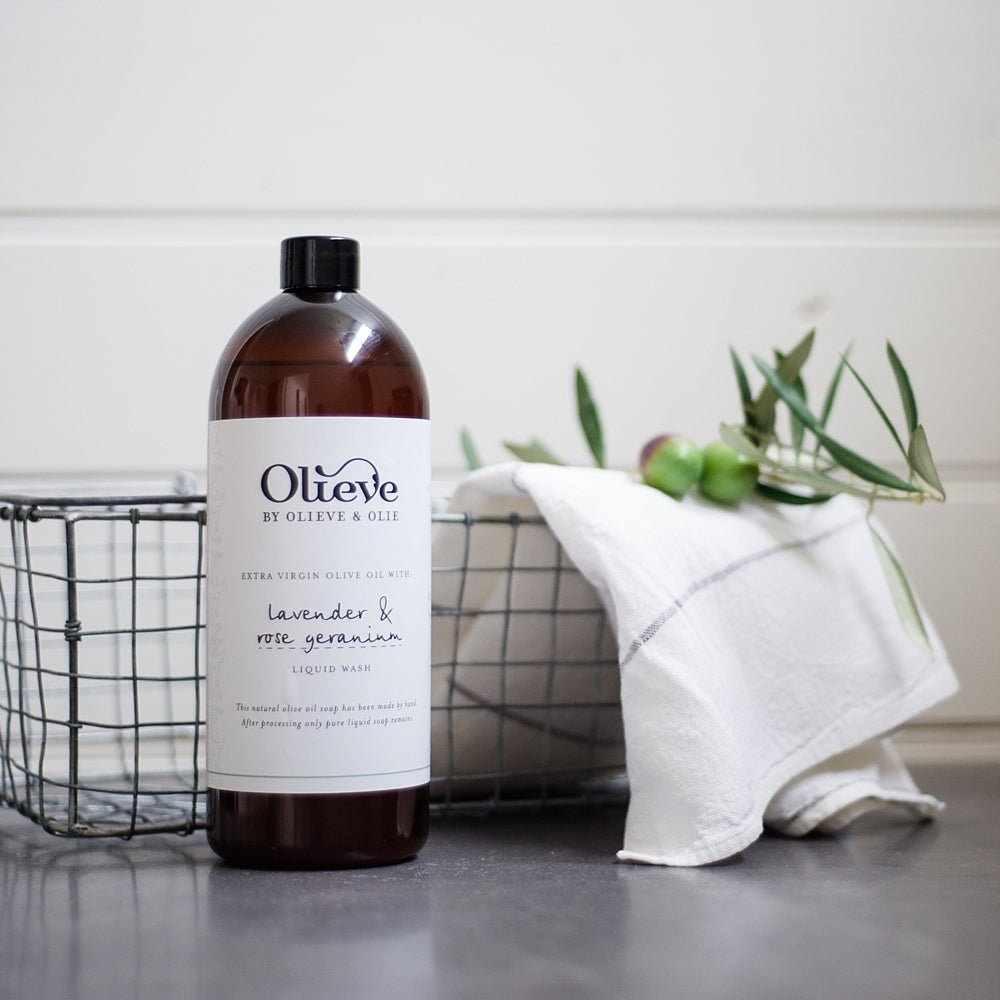 Lavender & Rose Geranium Hand & Body Wash  1L