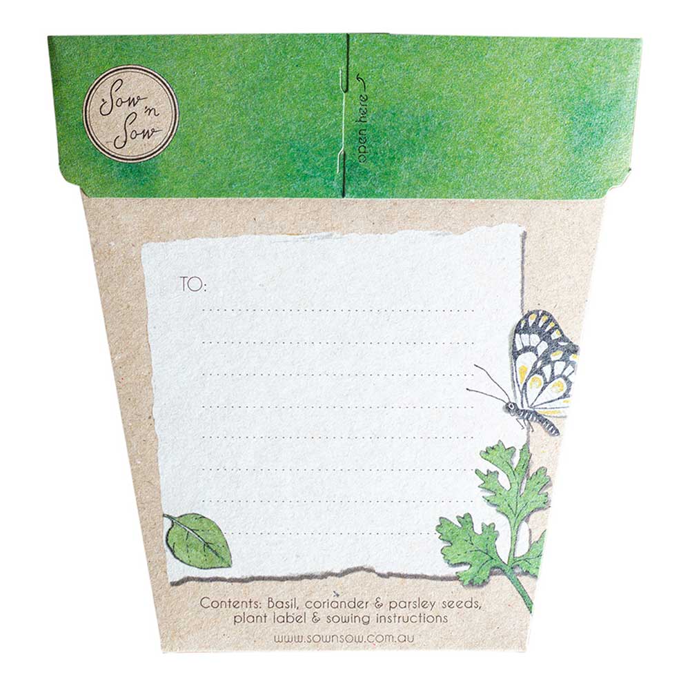 TRIO OF HERBS GIFT OF SEEDS