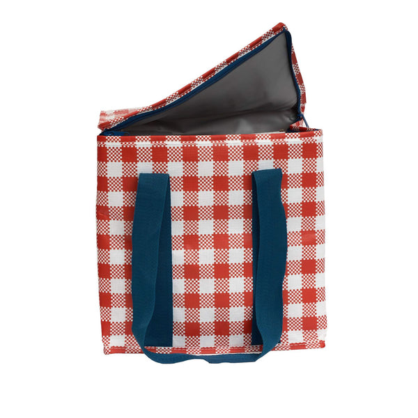 PROJECT TEN RED CHECKERBOARD - INSULATED TOTE