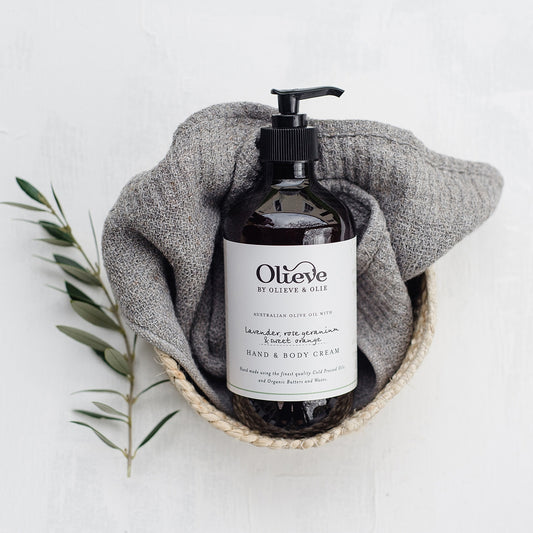 Lavender, Rose Geranium & Sweet Orange Hand & Body Cream 500ml