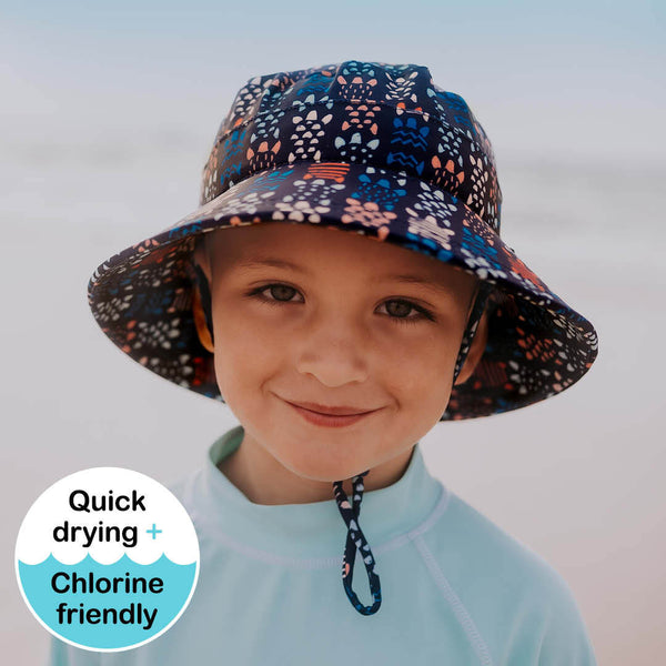 BEDHEAD BEACH BUCKET HAT 'TURTLE' PRINT