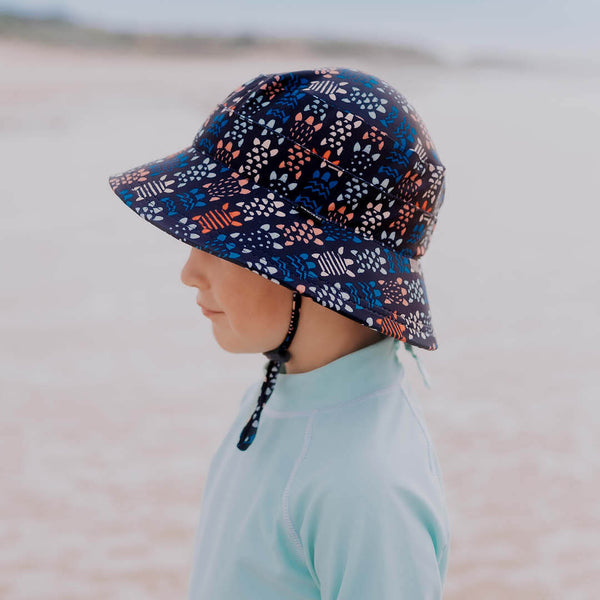 BEDHEAD BEACH BUCKET HAT 'TURTLE' PRINT