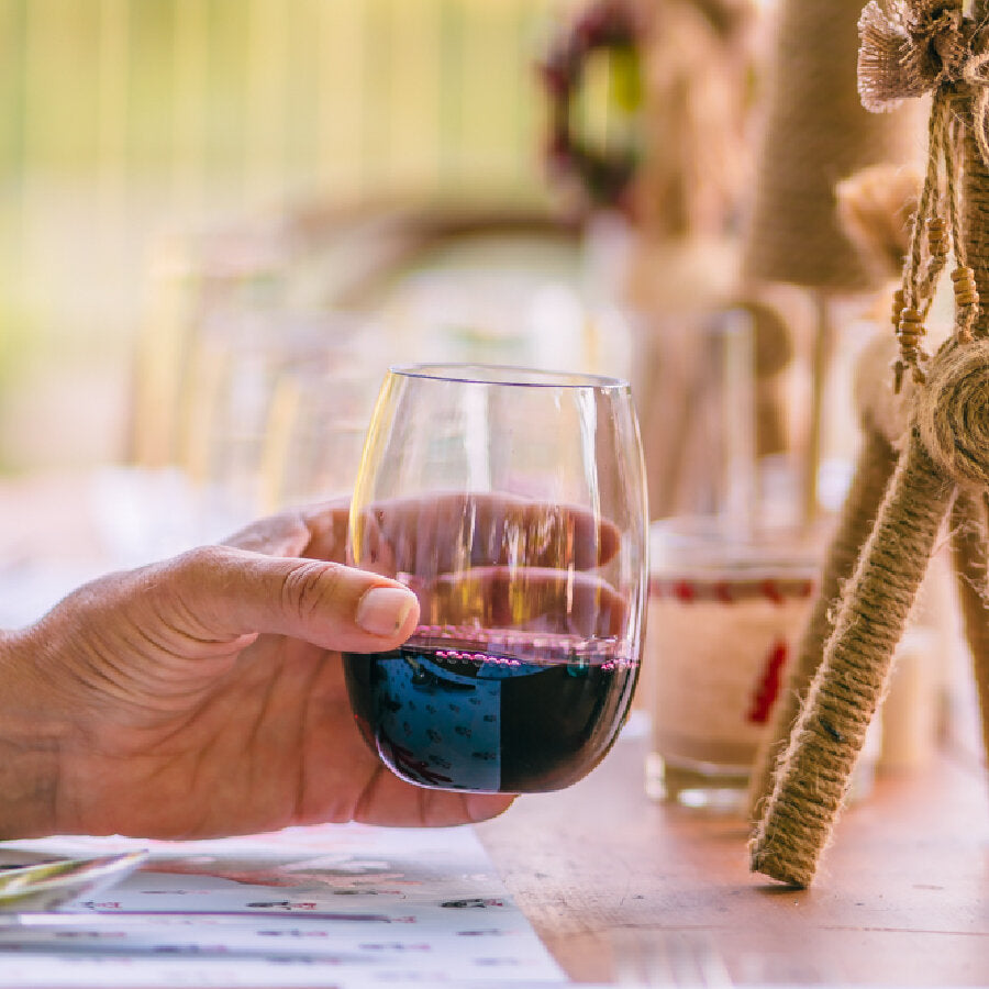 Unbreakable Wine Glasses Set of 8 (AQUA)
