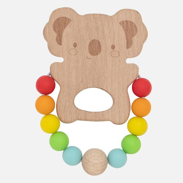 TIGER TRIBE WOODEN SILICONE TEETHER - KOALA