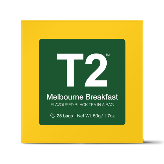 Melbourne Breakfast Teabag 25pk Gift Cube