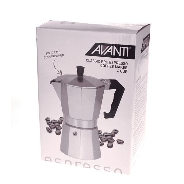 Avanti Classic Pro Espresso Maker 6Cup/600ml The Tin Cupboard