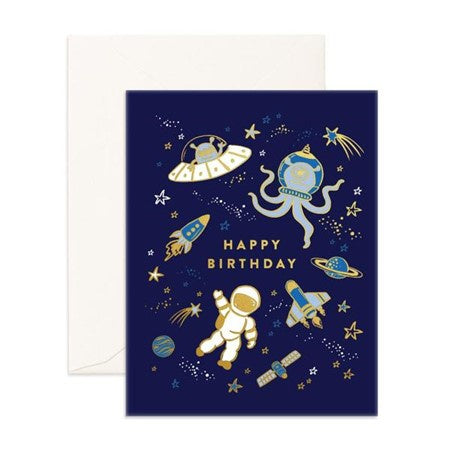HAPPY BIRTHDAY SPACE CARD