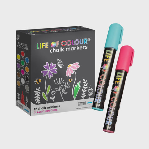 LIFE OF COLOUR CHALK MARKERS